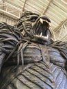 Gorilla statue made form tires