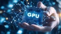 Close-Up of GPU Chip Held in Hand, Representing Advanced Graphics Processing Technology_8