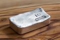 Poured Silver bar