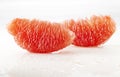 Close up of grapefruit pulp Royalty Free Stock Photo