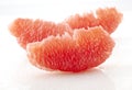 Close up of grapefruit pulp