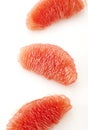 Close up of grapefruit pulp