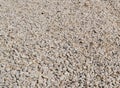 Close up gravel wall pattern