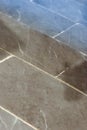 Close-up of gray marble floor tiles Royalty Free Stock Photo