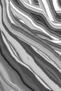 Gray scale striped flowing abstract background Royalty Free Stock Photo