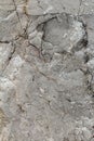 Gray rock texture background, cracked stone surface with rough natural patterns and weathered details Royalty Free Stock Photo