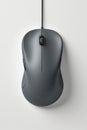 Close up of a gray wired mouse,Generative AI Royalty Free Stock Photo