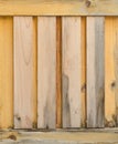 Close up of gray wooden fence panels Royalty Free Stock Photo
