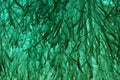 Dark nylon threads on a green background. Royalty Free Stock Photo