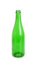 Close up of a green champagne bottle Royalty Free Stock Photo