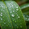 Blurred, emphasizing the sharp details of the droplets and the Royalty Free Stock Photo