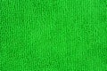 Close up of a green microfiber cloth Royalty Free Stock Photo