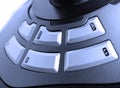 Close Up Of A Grey buttons Royalty Free Stock Photo