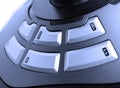 Close Up Of A Grey buttons