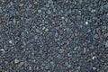 Close up grey granite gravel background. Pebble background Gravel texture. Gravel background.