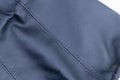 Close-up of a grey leather car seat cover for a car Royalty Free Stock Photo