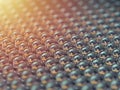 Close up on a grid of an LED array Royalty Free Stock Photo