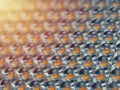 Close up on a grid of an LED array Royalty Free Stock Photo