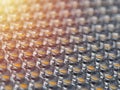 Close up on a grid of an LED array Royalty Free Stock Photo