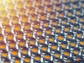 Close up on a grid of an LED array Royalty Free Stock Photo