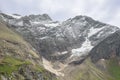 Close up of the Grosser Wiesbachhorn with fresh snow