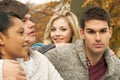 Close Up Of Group Of Four Teenage Friends Royalty Free Stock Photo