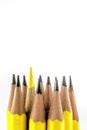 Close up group of pencils Royalty Free Stock Photo