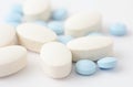 Pills on white background Royalty Free Stock Photo