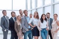 Close up. a group of successful young business people Royalty Free Stock Photo