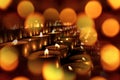 Tea light - Votive candles with bokeh effect