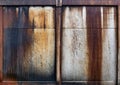 Metal painted panel with leaking oil Royalty Free Stock Photo