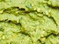 Guacamole sauce texture closeup. Mexican food