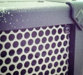 Close up of a guitar amplifier grill in vintage tone Royalty Free Stock Photo