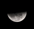 Close up of the Half Moon Royalty Free Stock Photo