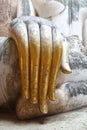 Hand of Buddha at Wat Si Chum in Sukhothai Royalty Free Stock Photo