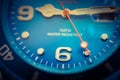 Close-up hand clock Royalty Free Stock Photo