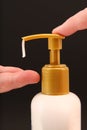 Close up of hand lotion Royalty Free Stock Photo