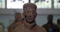 Terracotta warriors of Xi`an face