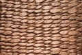 Close up handcraft weave wicker basket texture background. Royalty Free Stock Photo