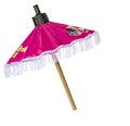 Handmade pink umbrella Royalty Free Stock Photo