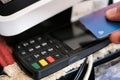 Contactless purchase payment with credit card machine terminal,cashless pay