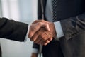 Close up. handshake business partners Royalty Free Stock Photo