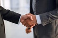 Close up. handshake business partners Royalty Free Stock Photo