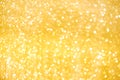 Happy new year background or Christmas festival with gold  yellow white bokeh sparkle glitter in seamless patterns Royalty Free Stock Photo