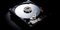 Close-up of a hard disk drive Royalty Free Stock Photo