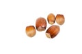 Close-up haselnuts Royalty Free Stock Photo
