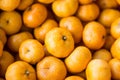 Healthy organic small oranges at the market in Bangkok, Thailand Royalty Free Stock Photo