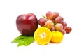 Close up of heap of fruit Royalty Free Stock Photo