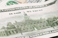 Close up heap of one hundred dollars, selective focus. Dollars, the us money background Royalty Free Stock Photo