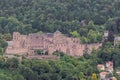 Close up of the Heidelberg castle Royalty Free Stock Photo